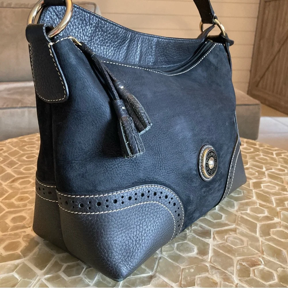 Dooney & Bourke T’Moro slouch shoulder bag in black